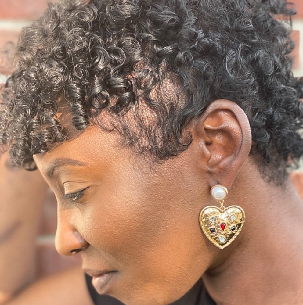 Statement Heart Earring